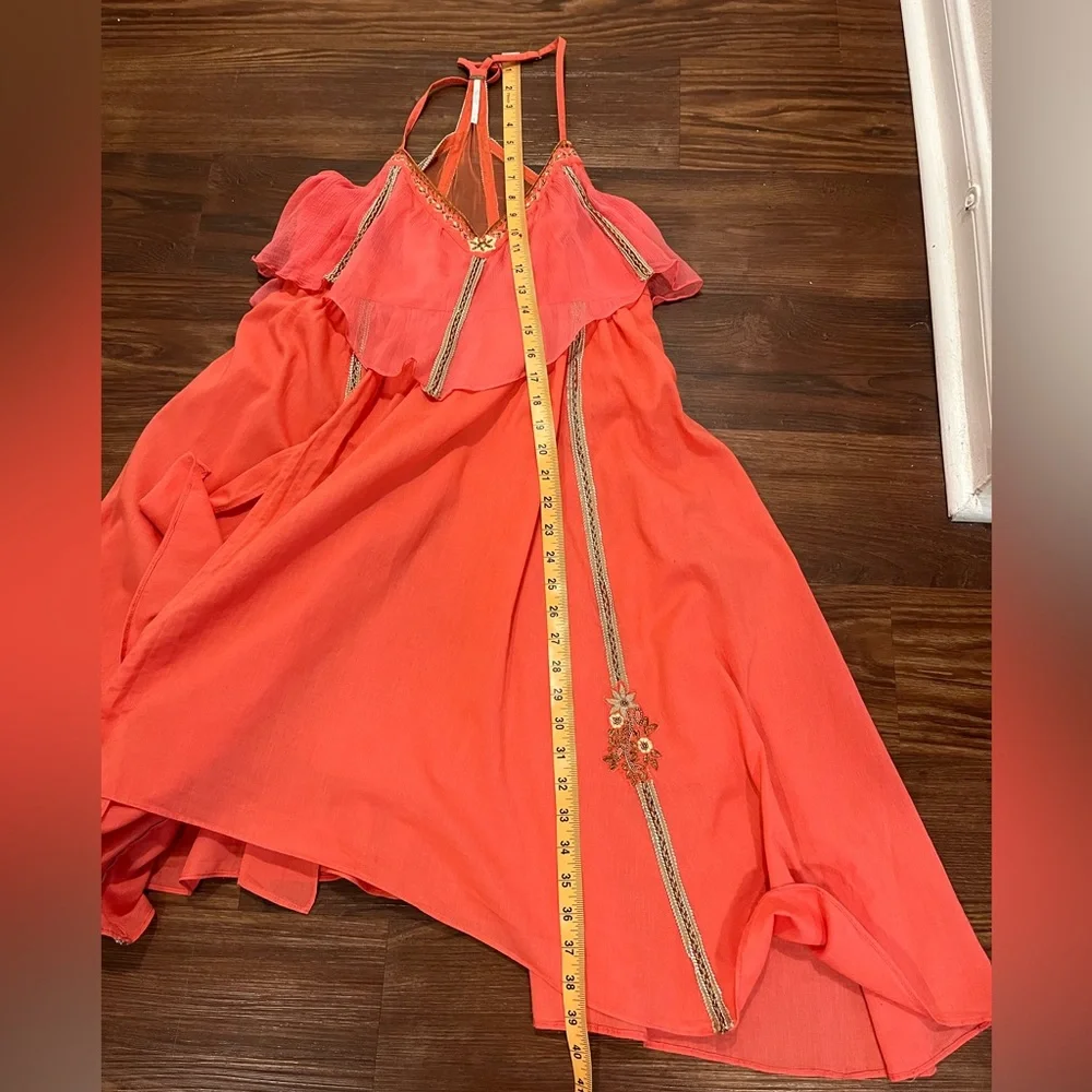 Free People One Enchanted Evening Open Back Beaded Dress S/P - Picture 13 of 13